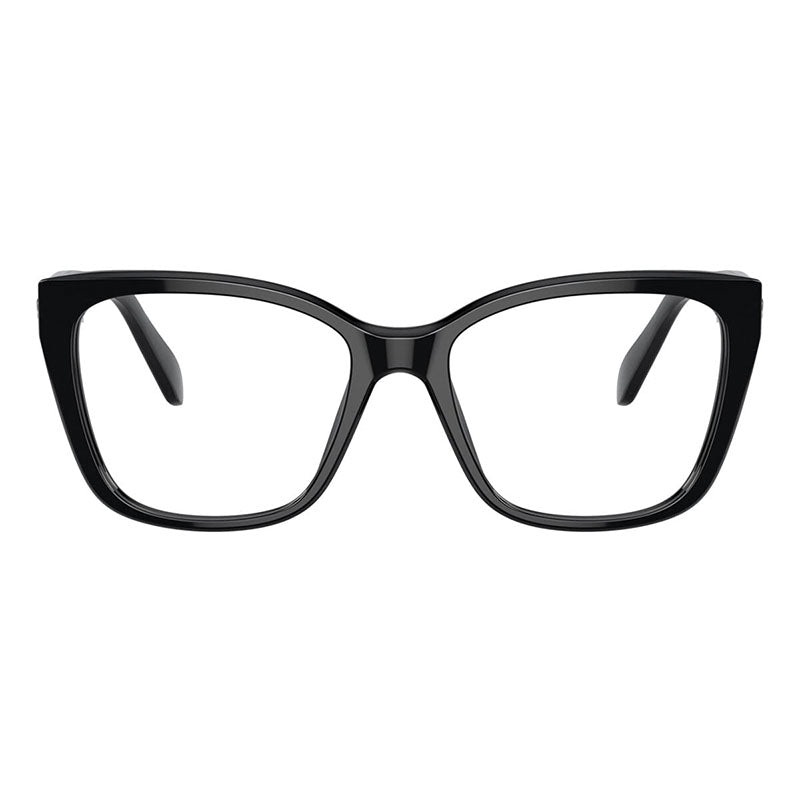 Swarovski Geometric Full Rim Eyeglasses — Black, view 2