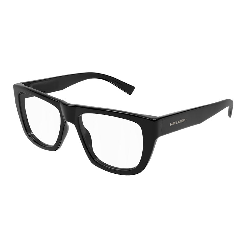 Saint Laurent SL714003 Oversized Acetate Square Eyeglasses — Black by Saint Laurent