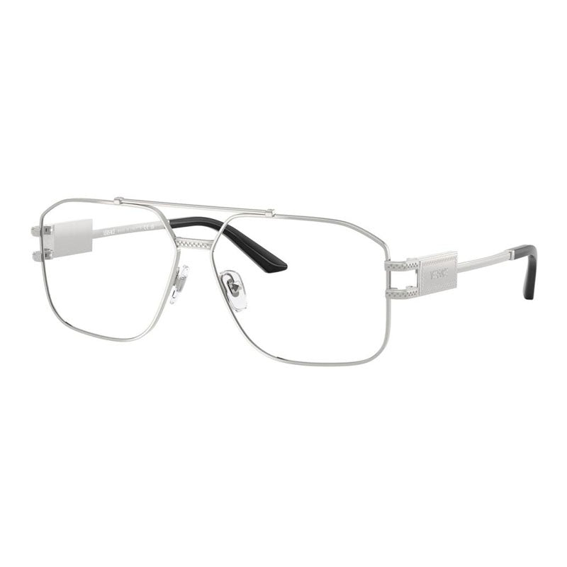 Versace Aviator Full Rim Eyeglasses — Grey by Versace