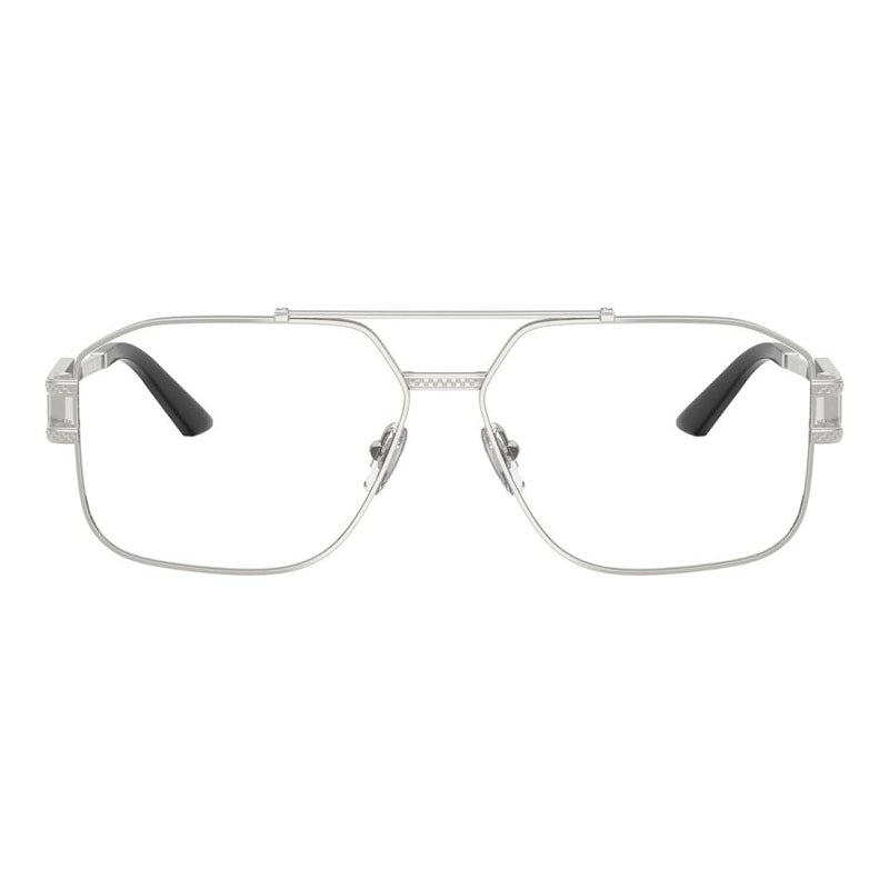 Versace Aviator Full Rim Eyeglasses — Grey, view 2