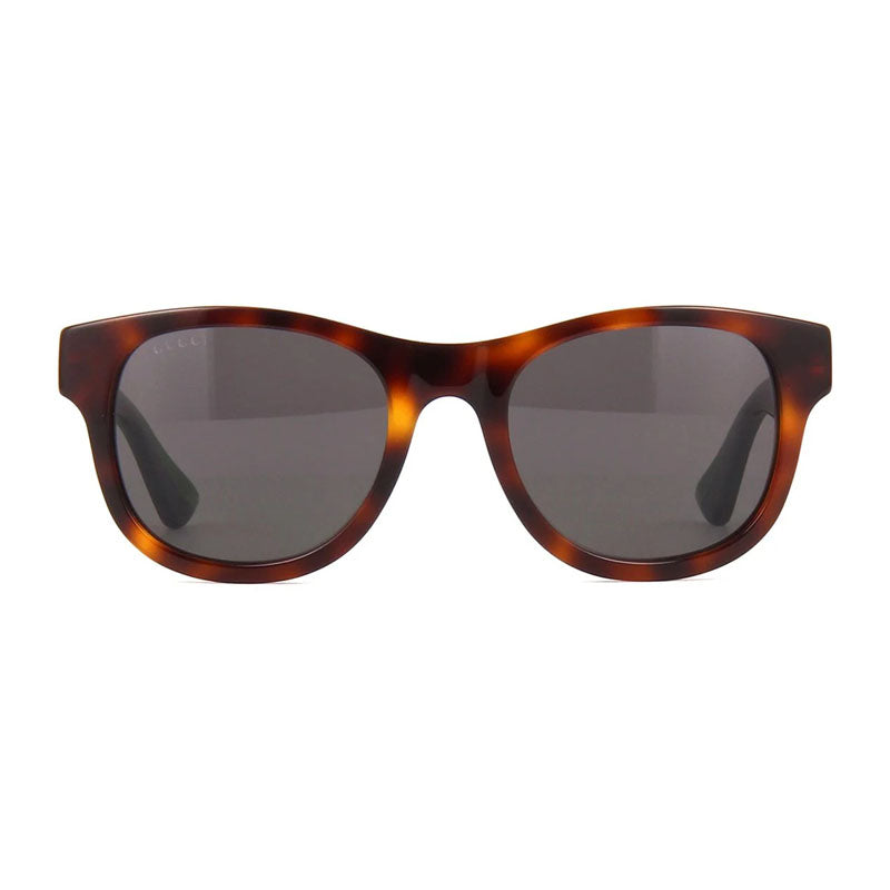 Gucci GG0003S003 Tortoiseshell Square Frame Sunglasses — Havana, view 2