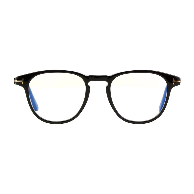 Tom Ford Square Full Rim Eyeglasses — Black, view 2