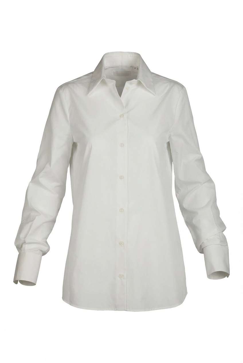 Valentino White Cotton Shirt by Valentino