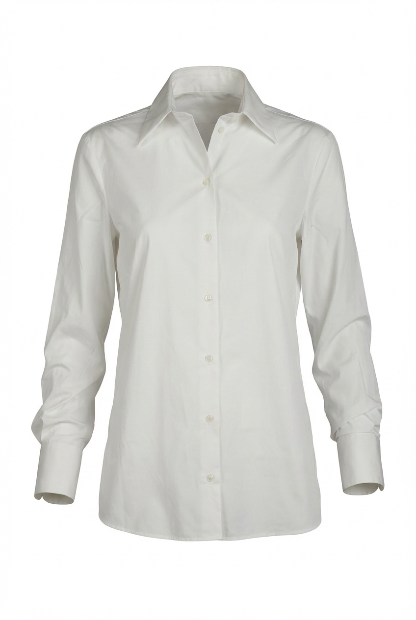 Valentino White Cotton Shirt, view 3