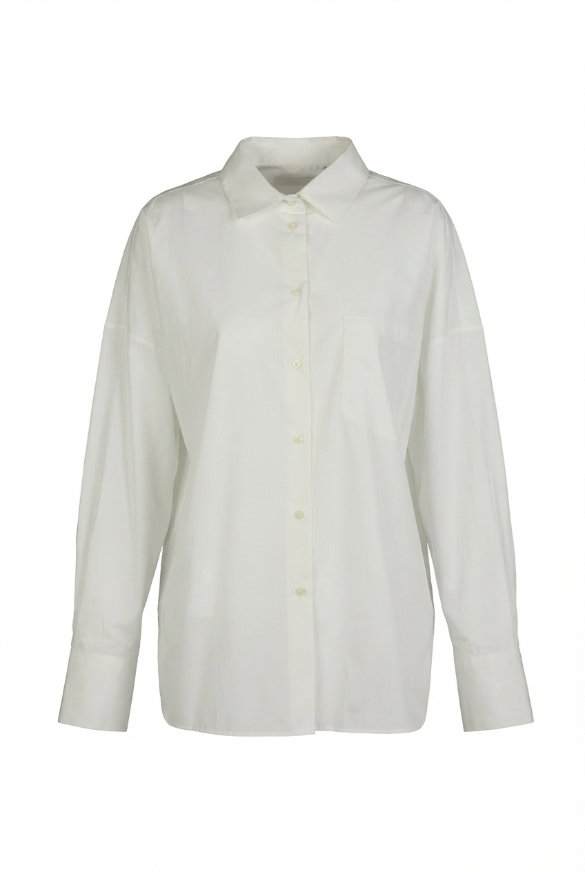 Valentino White Cotton Shirt — White by Valentino