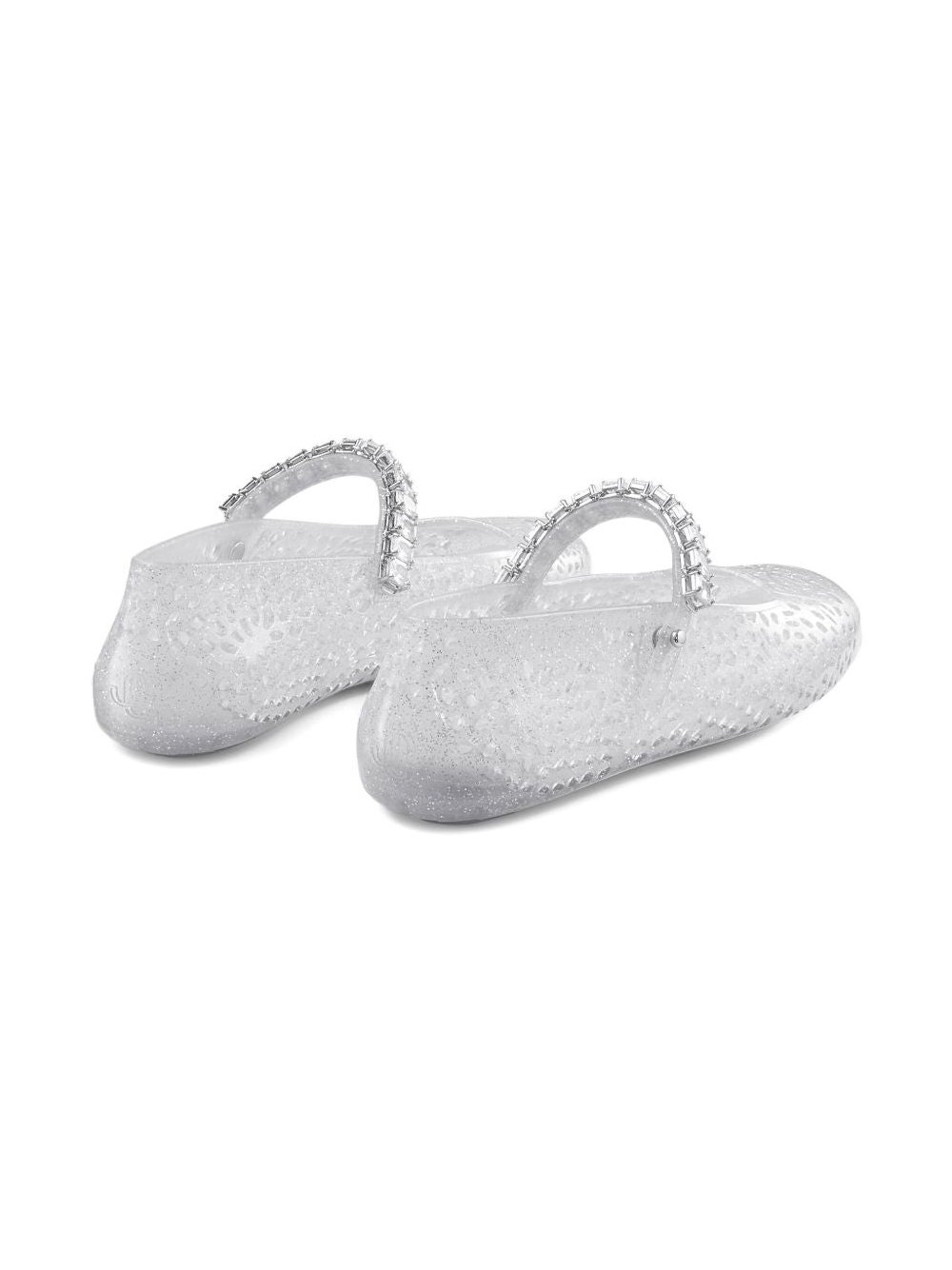 Jimmy Choo Jelly Flat — Silver, view 3
