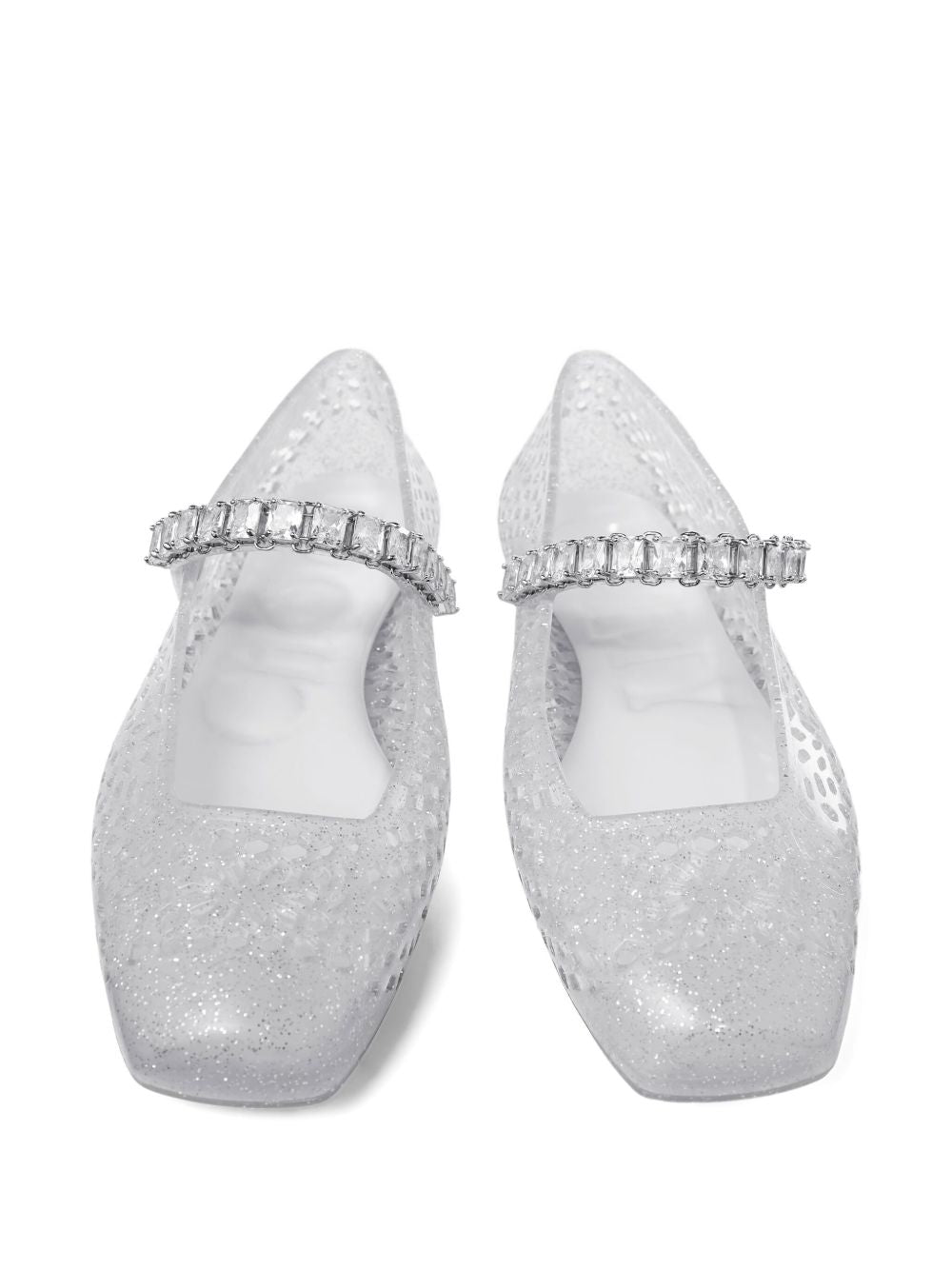 Jimmy Choo Jelly Flat — Silver, view 5