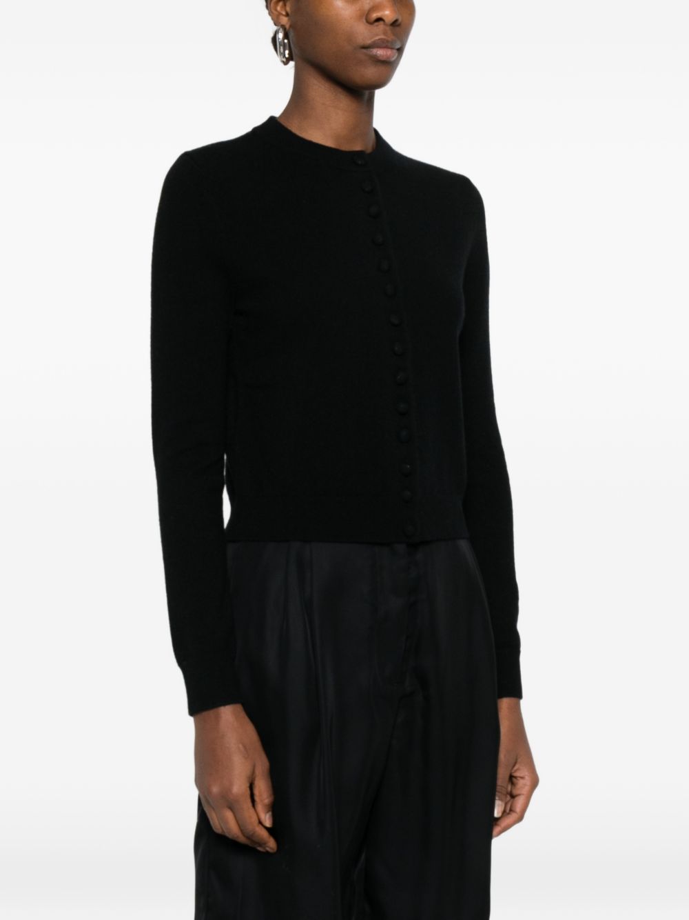 Lisa Yang Cardigan — Black, view 2