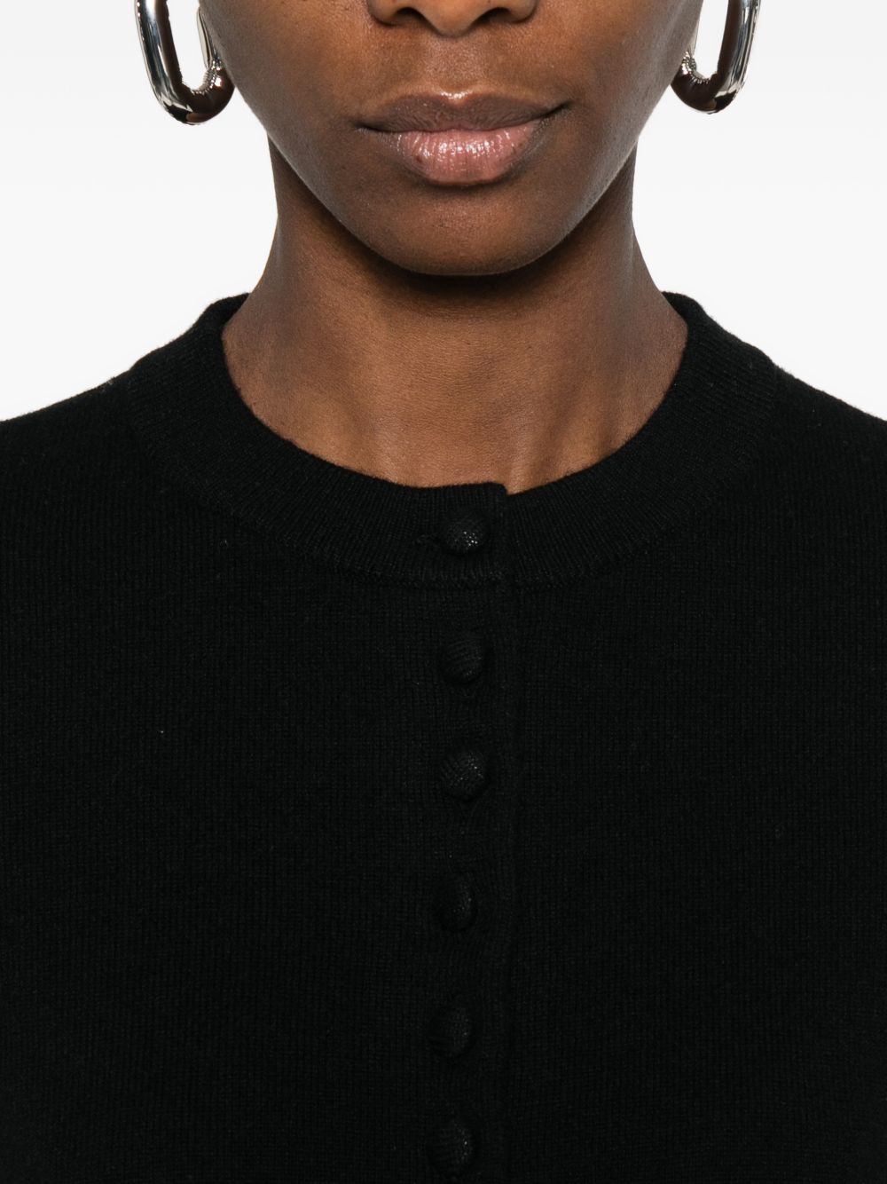 Lisa Yang Cardigan — Black, view 4