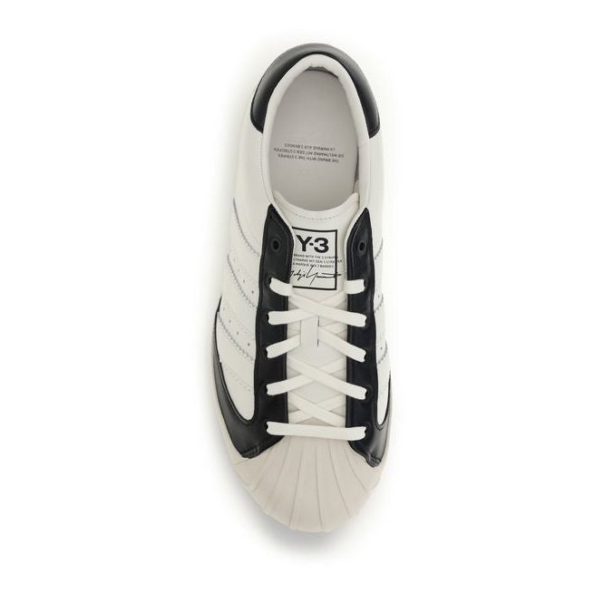 Y-3 Superstar 3G Sneaker — White, view 4