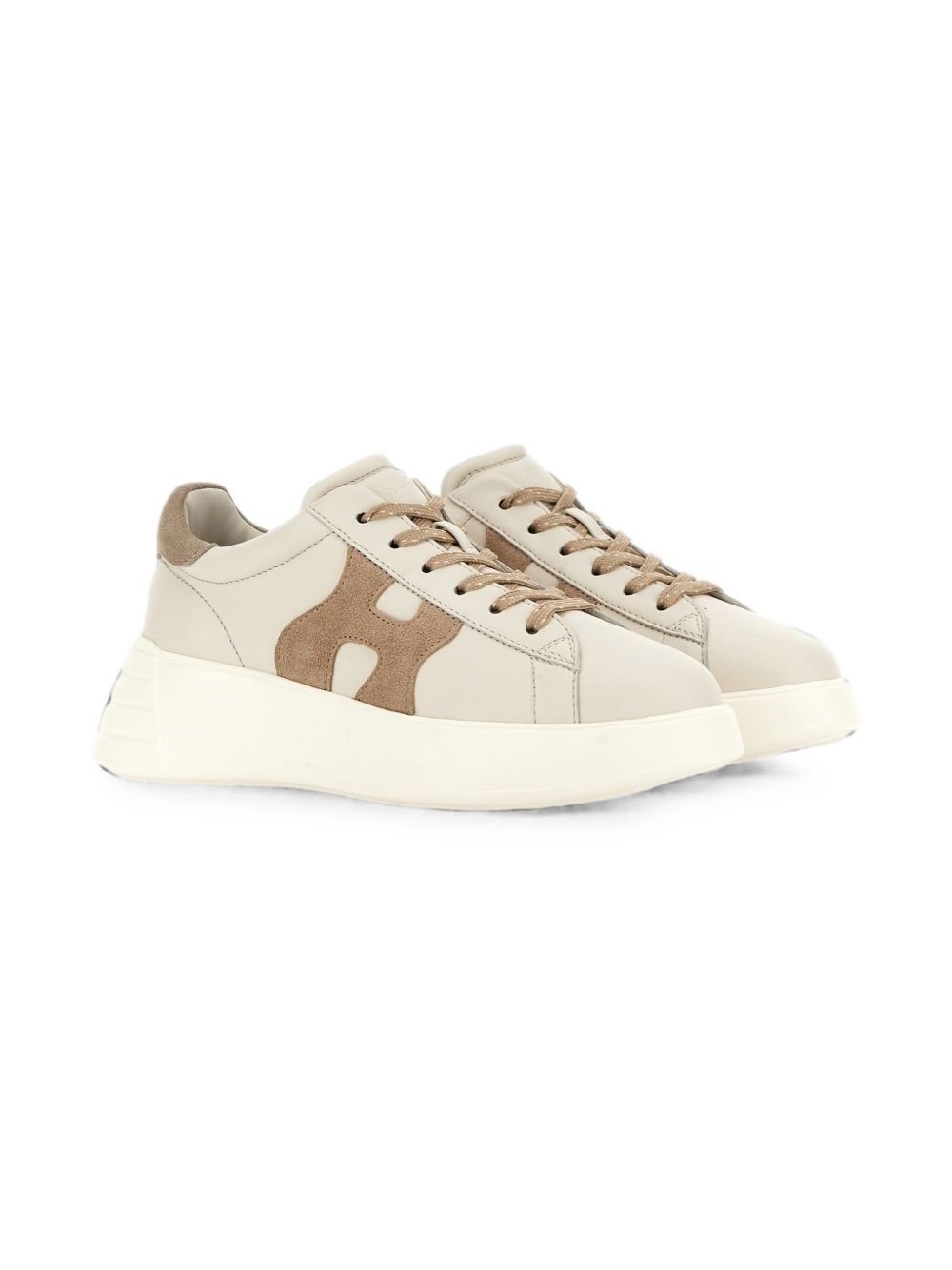 Hogan Rebel H562 Sneaker — Cream, view 3