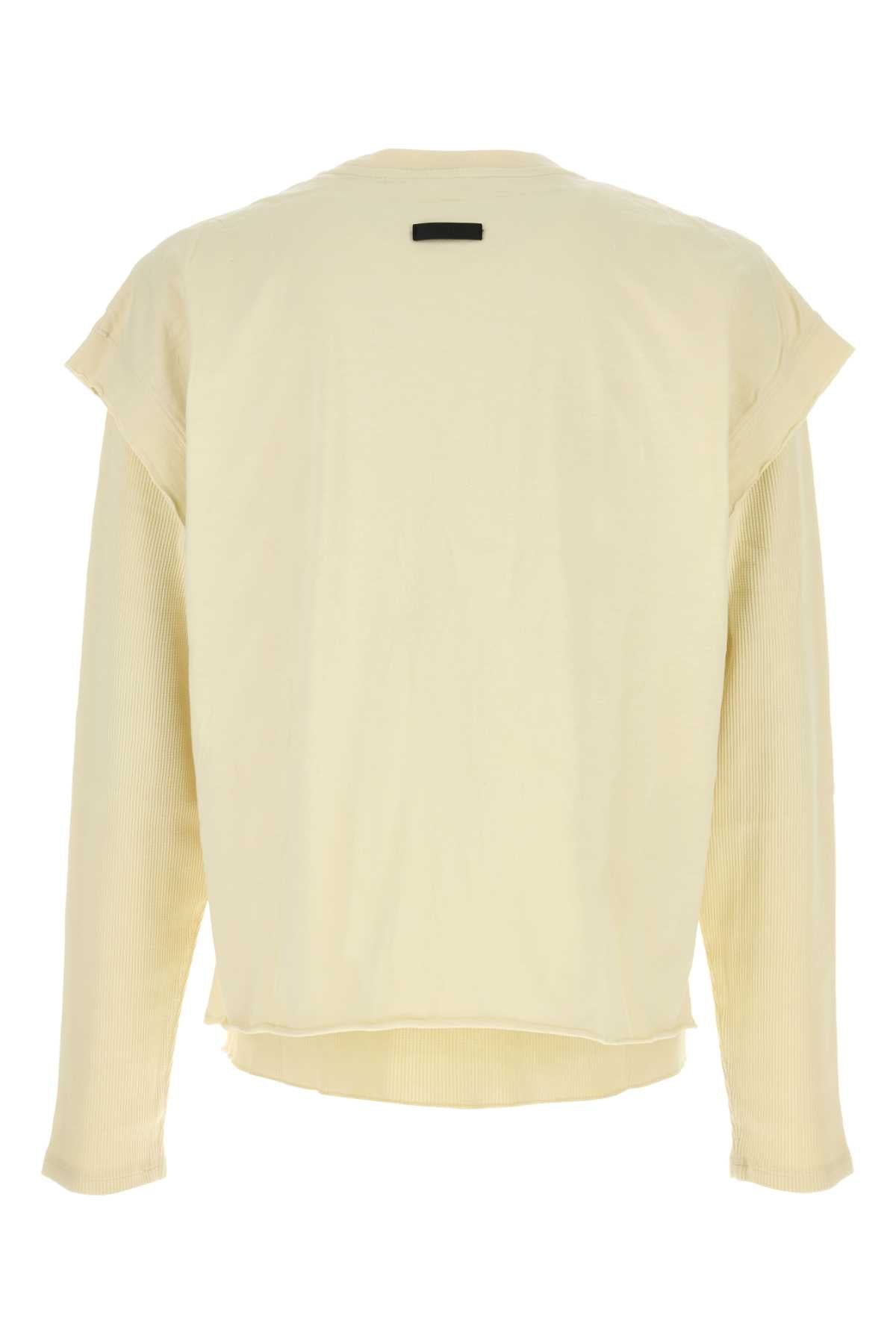 Purple Denim Offwhite Sweater — Beige, view 2