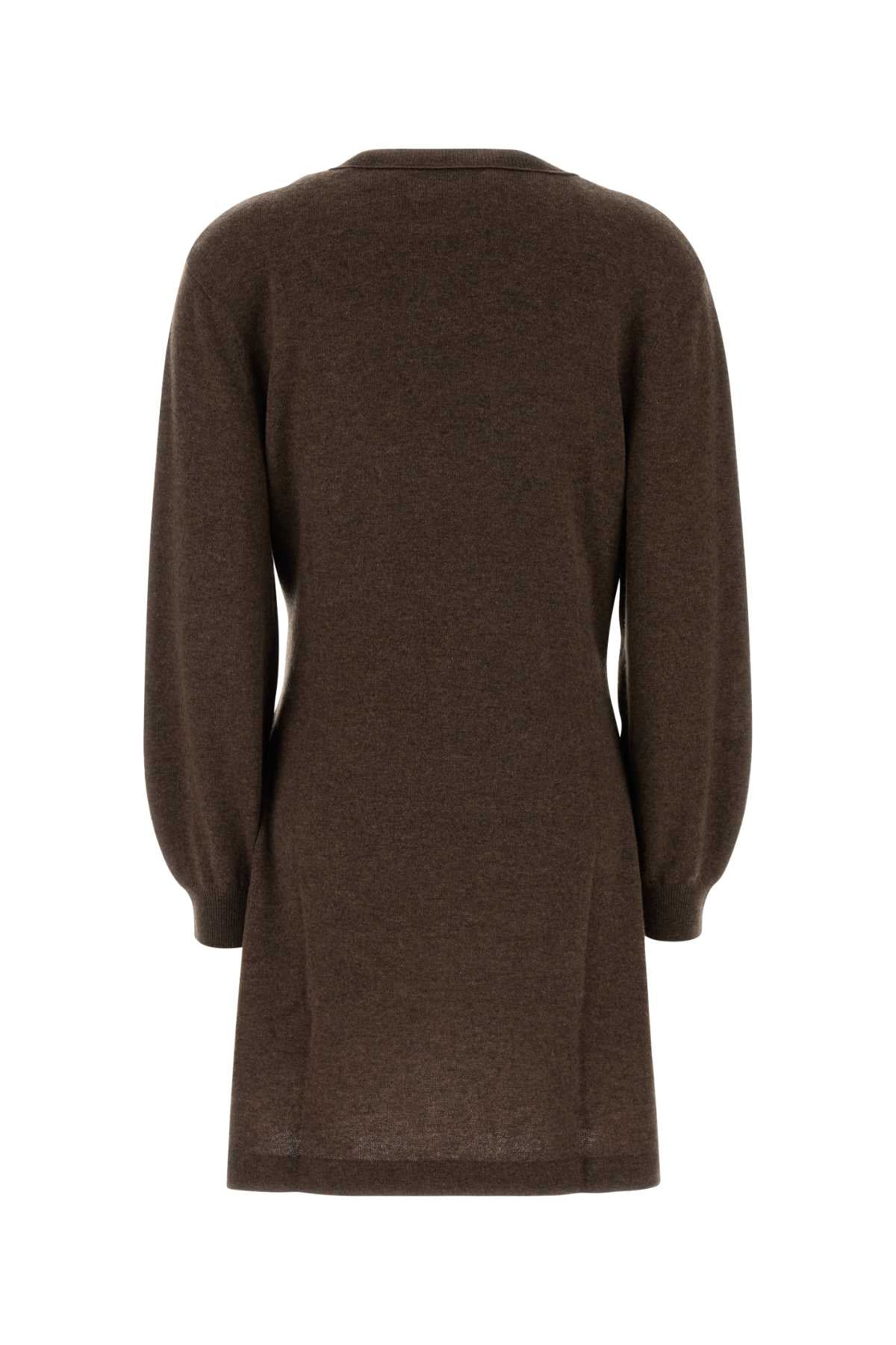 Lisa Yang Cashmere Dress — Brown, view 2