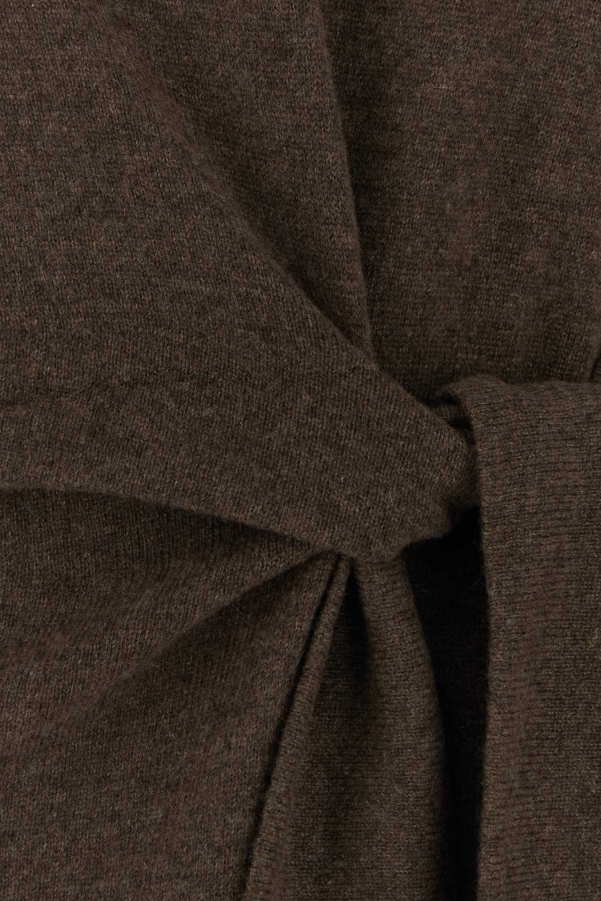 Lisa Yang Cashmere Dress — Brown, view 3