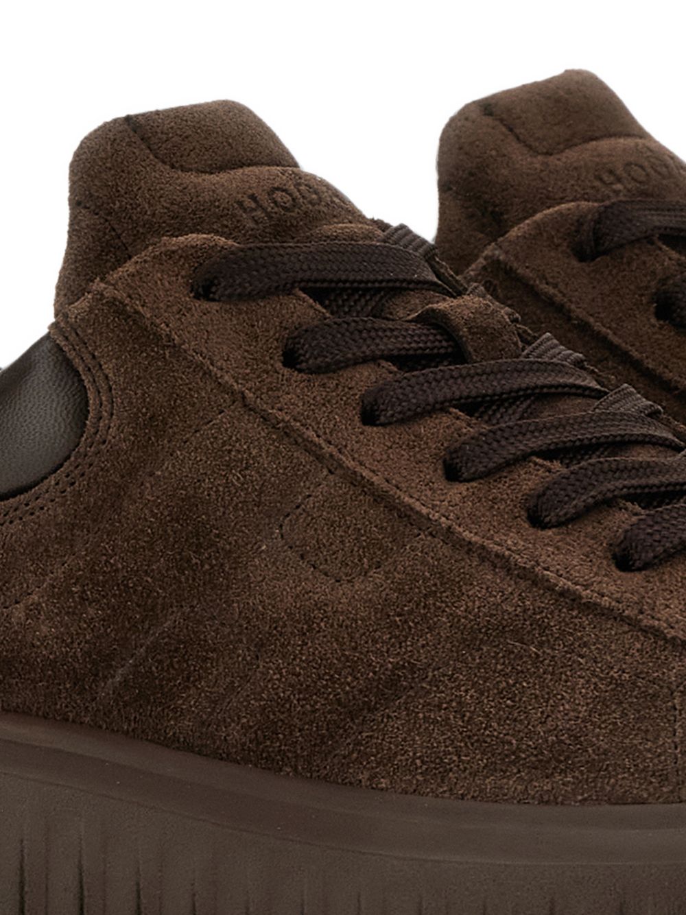 Hogan H-Stripes Sneaker — Brown, view 4