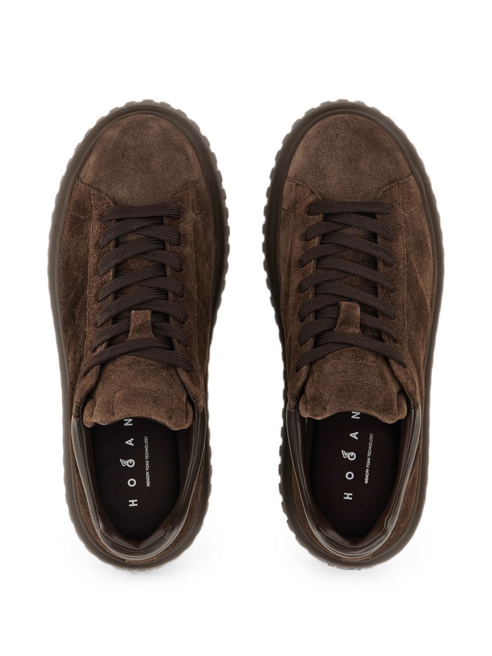 Hogan H-Stripes Sneaker — Brown, view 5