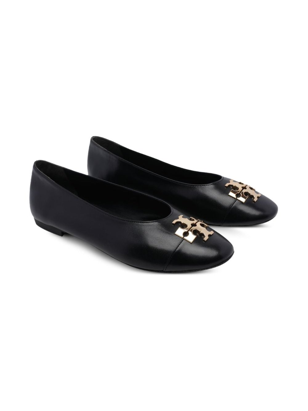 Tory Burch Charlie Flat — Black, view 3