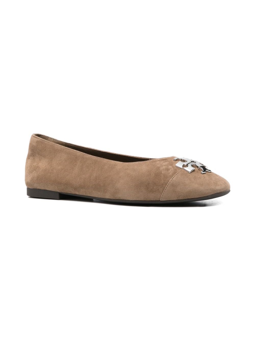 Tory Burch Charlie Flat — Brown, view 2