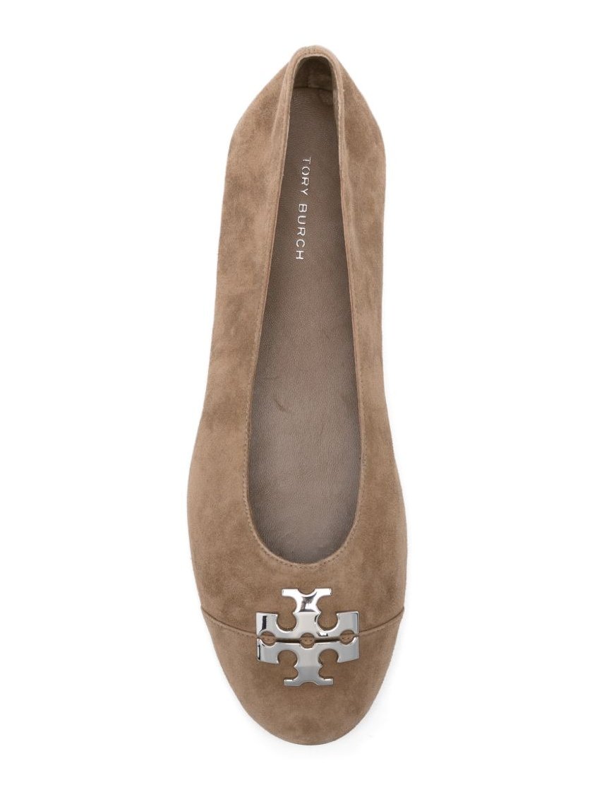 Tory Burch Charlie Flat — Brown, view 3