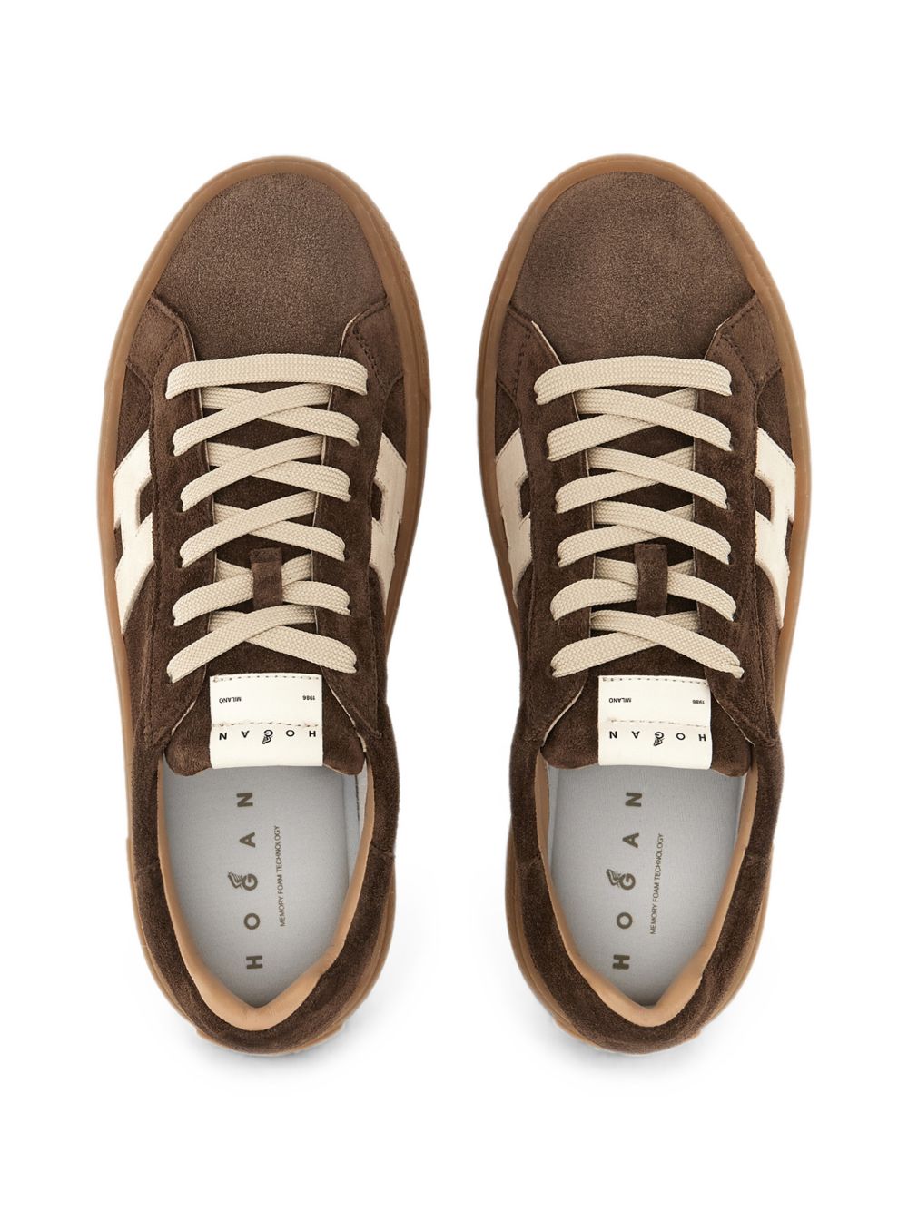 Hogan H705 Sneakers — Brown, view 2