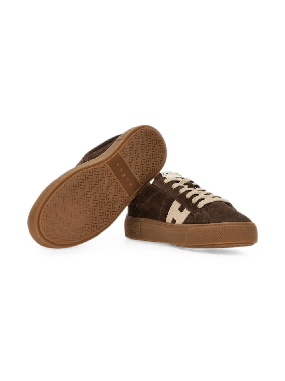 Hogan H705 Sneakers — Brown, view 3