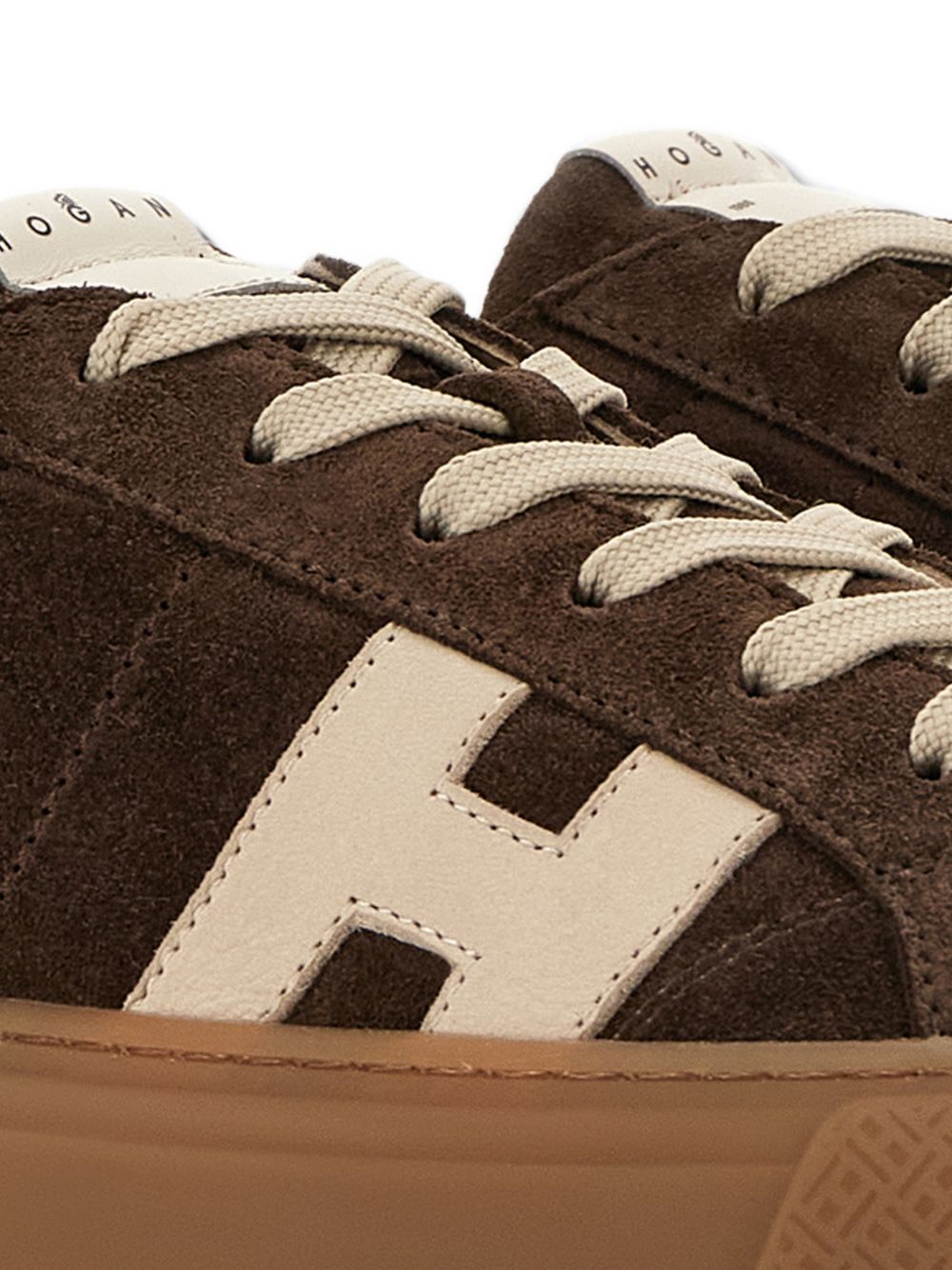 Hogan H705 Sneakers — Brown, view 5
