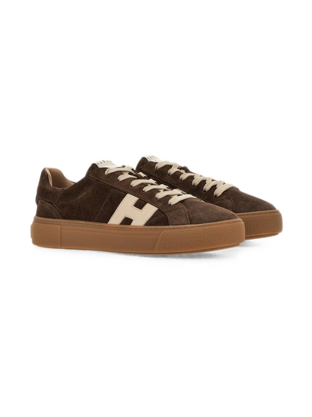 Hogan H705 Sneakers — Brown, view 6