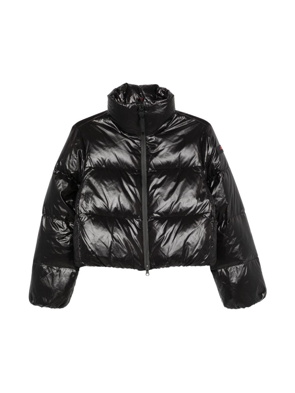 Peuterey Quilted Glossy Down Jacket — Black by Peuterey