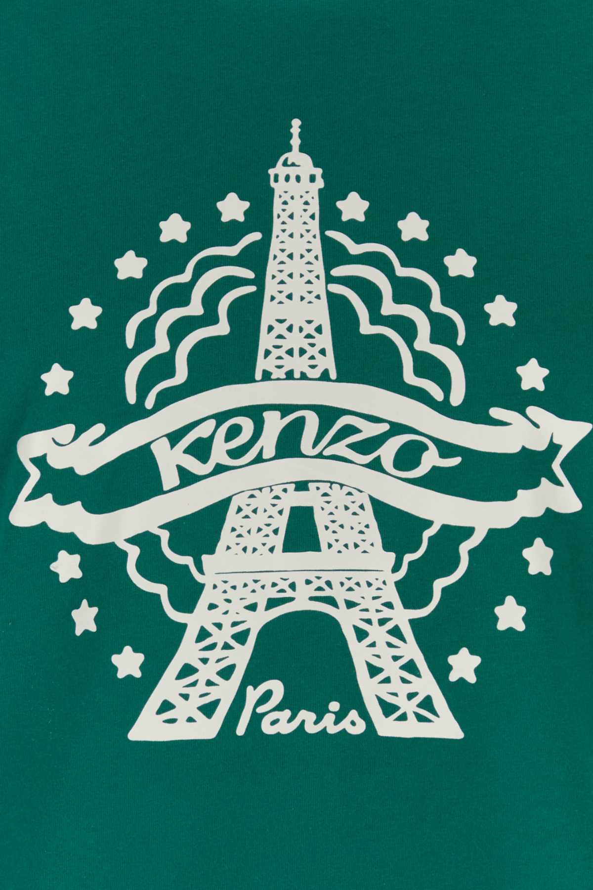 Kenzo Paris T-Shirt — Green, view 3