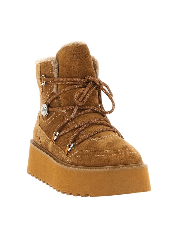 Pinko Ankle Boots — Brown, view 2