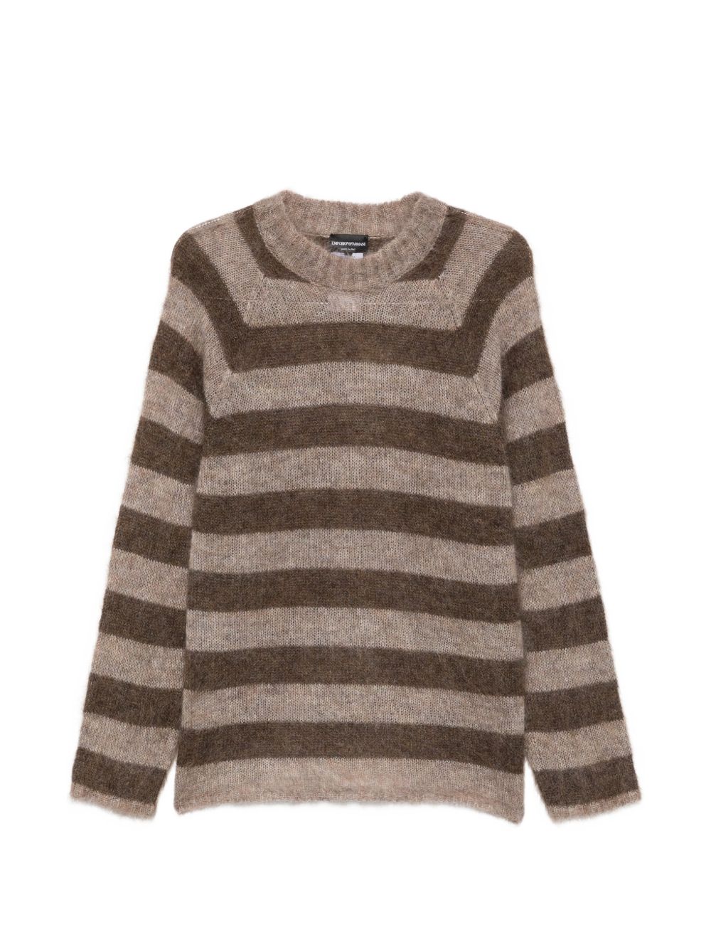 Emporio Armani Striped Sweater — Black by Emporio Armani