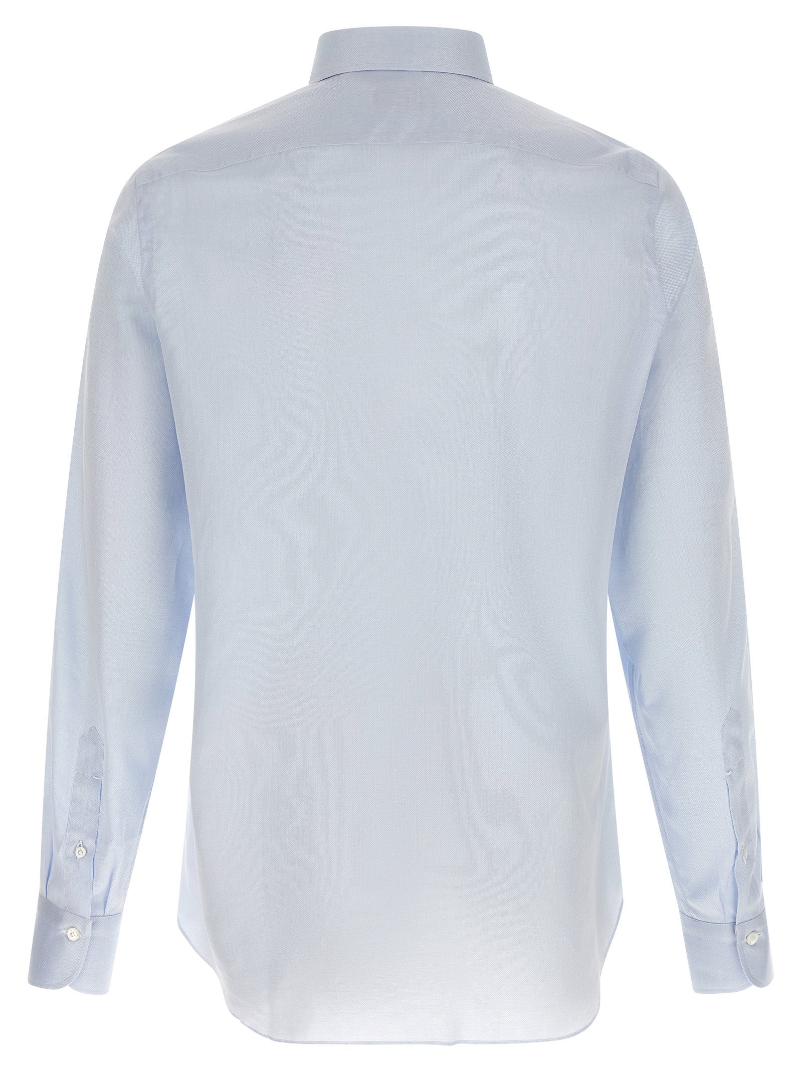 Finamore Luigi Shirt — Light Blue, view 2
