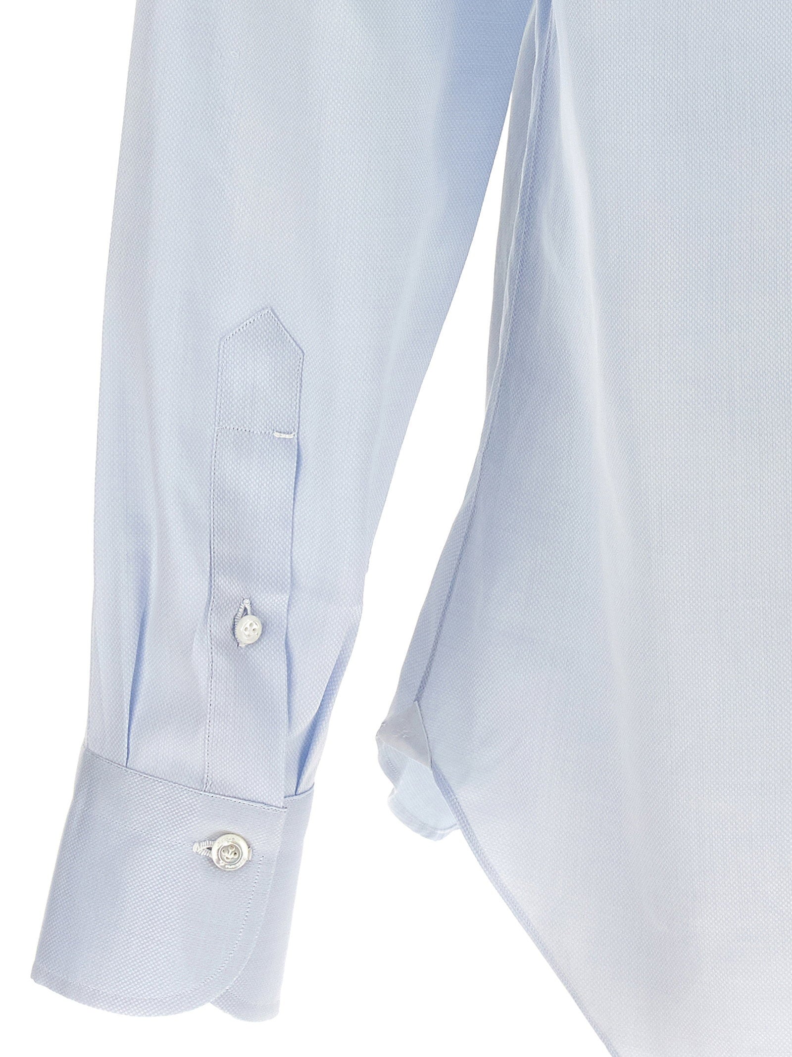Finamore Luigi Shirt — Light Blue, view 4
