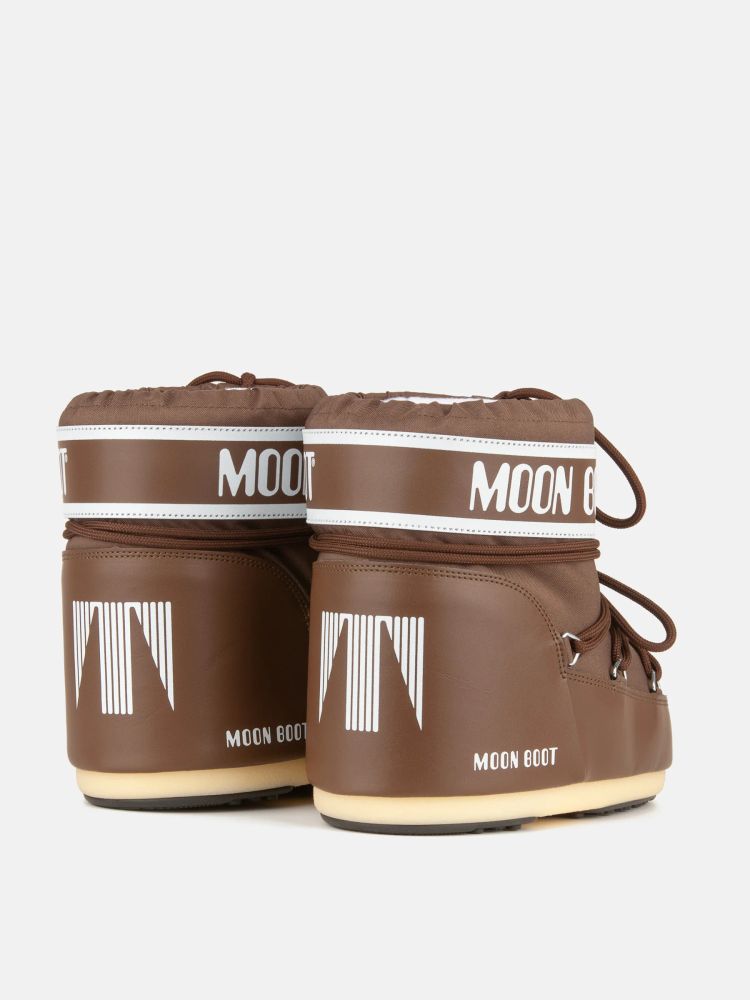Moon Boot Logo-Cuff Boot — Brown, view 2