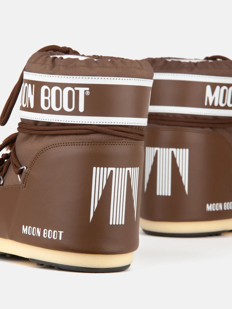 Moon Boot Logo-Cuff Boot — Brown, view 3