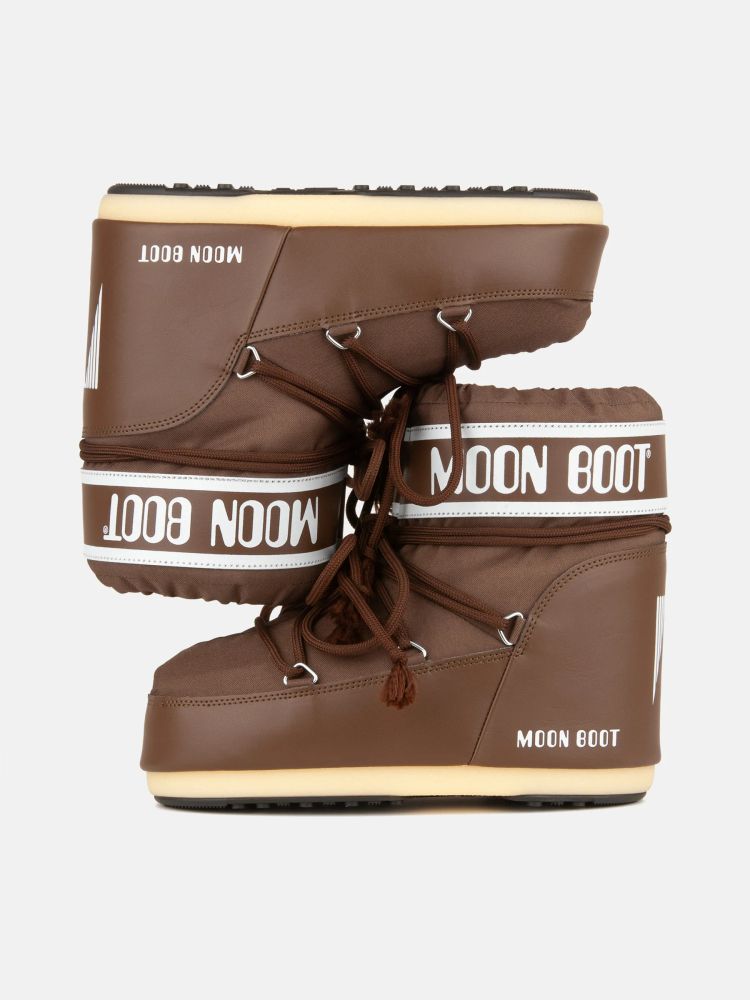 Moon Boot Logo-Cuff Boot — Brown, view 4