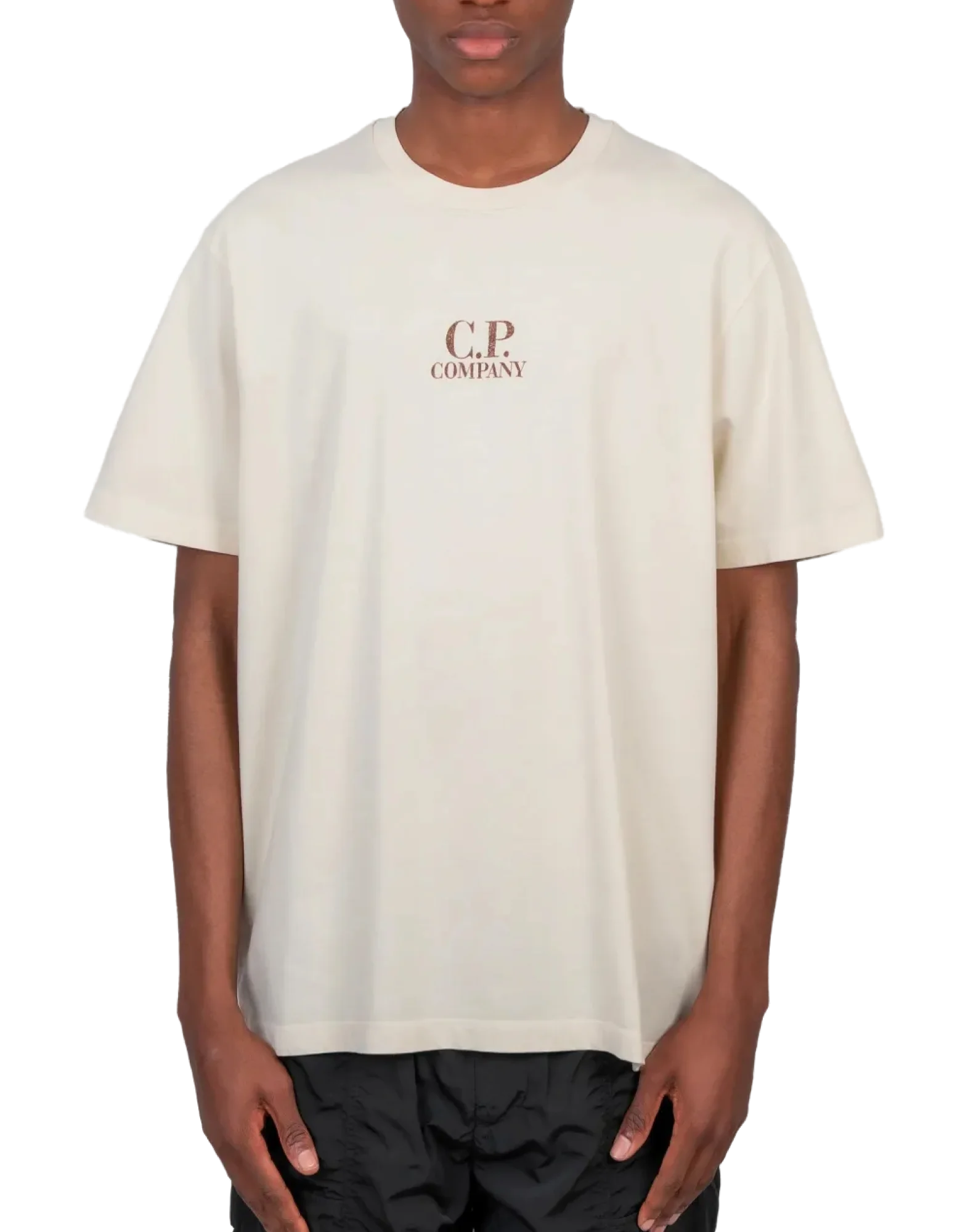 C.P. Company Logo T-Shirt — Beige by C.p. Company