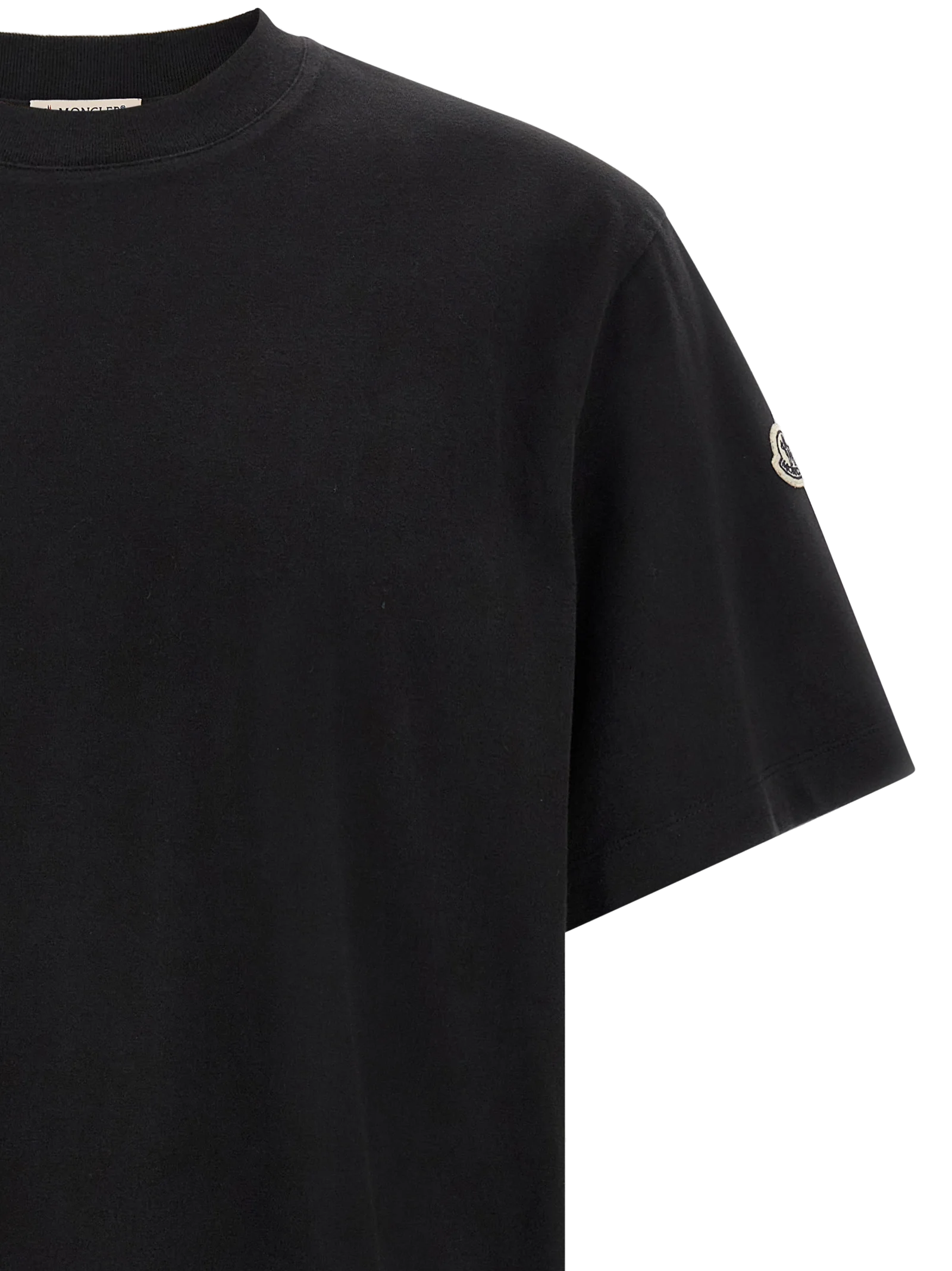 Moncler Genius Cotton T-Shirt — Black, view 3