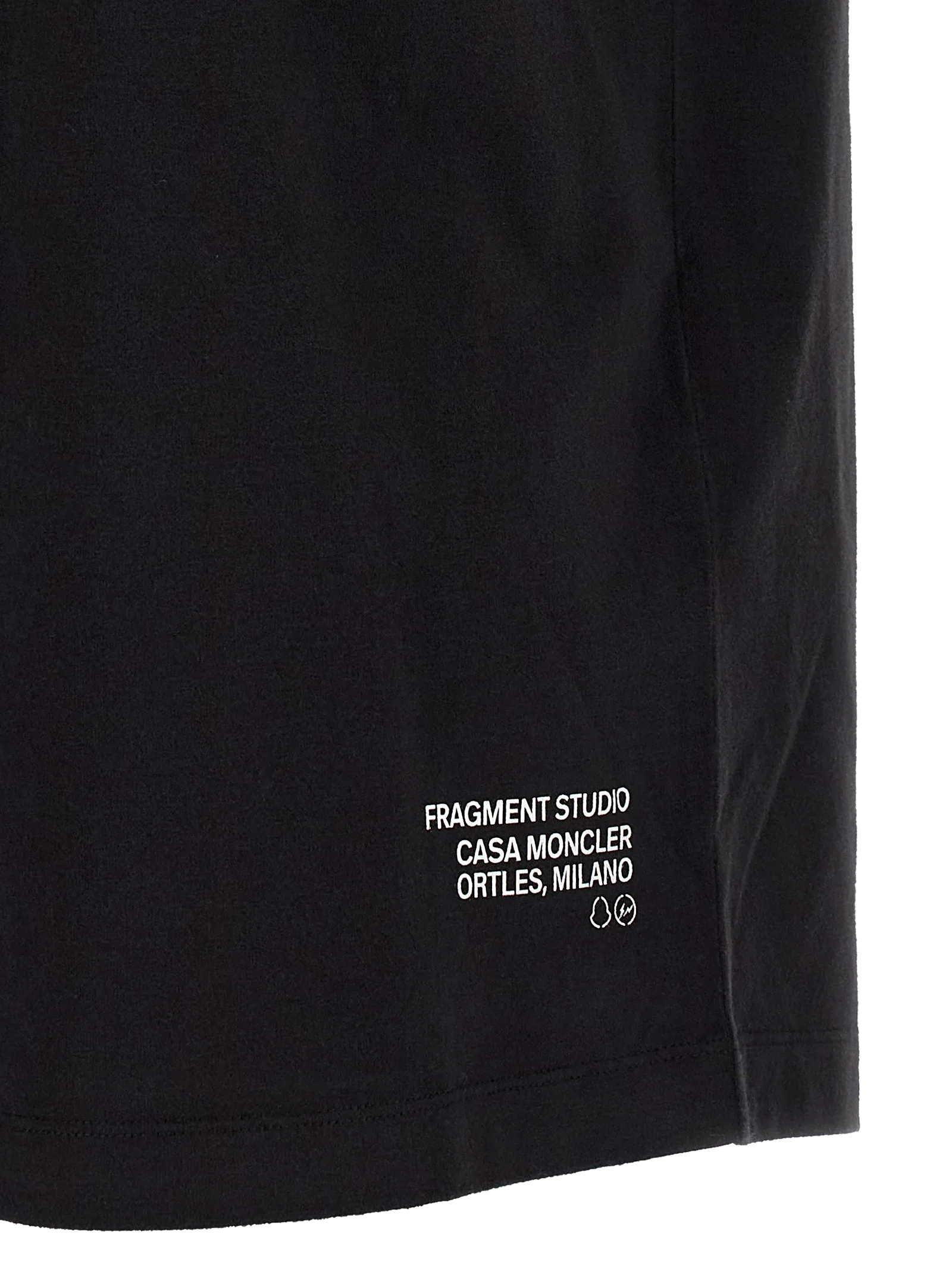 Moncler Genius Cotton T-Shirt — Black, view 5