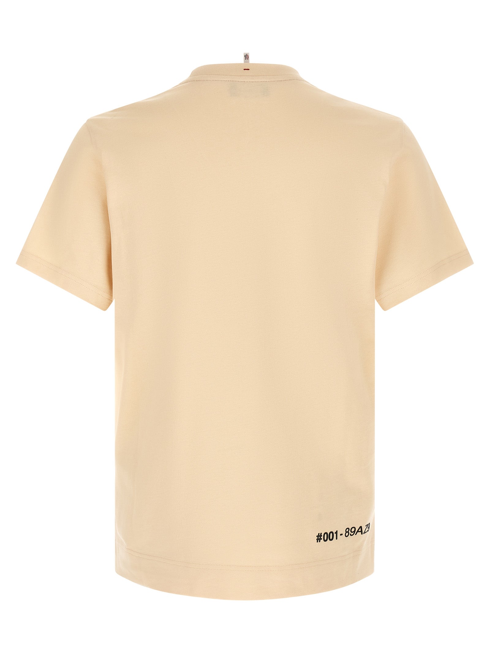 Moncler Grenoble Logo-Printed Cotton T-Shirt — Beige, view 2