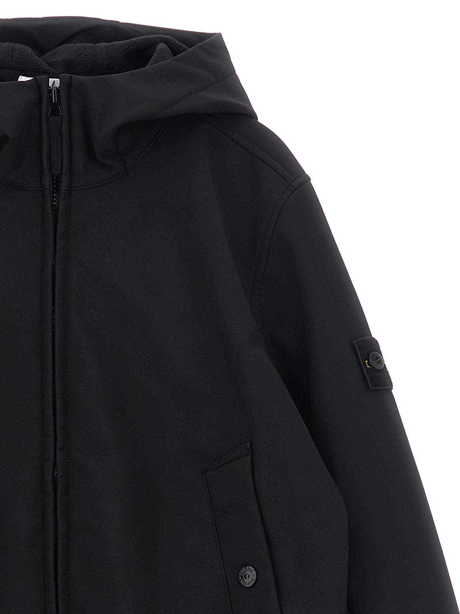 Stone Island Junior Q100001 Jacket — Black, view 3