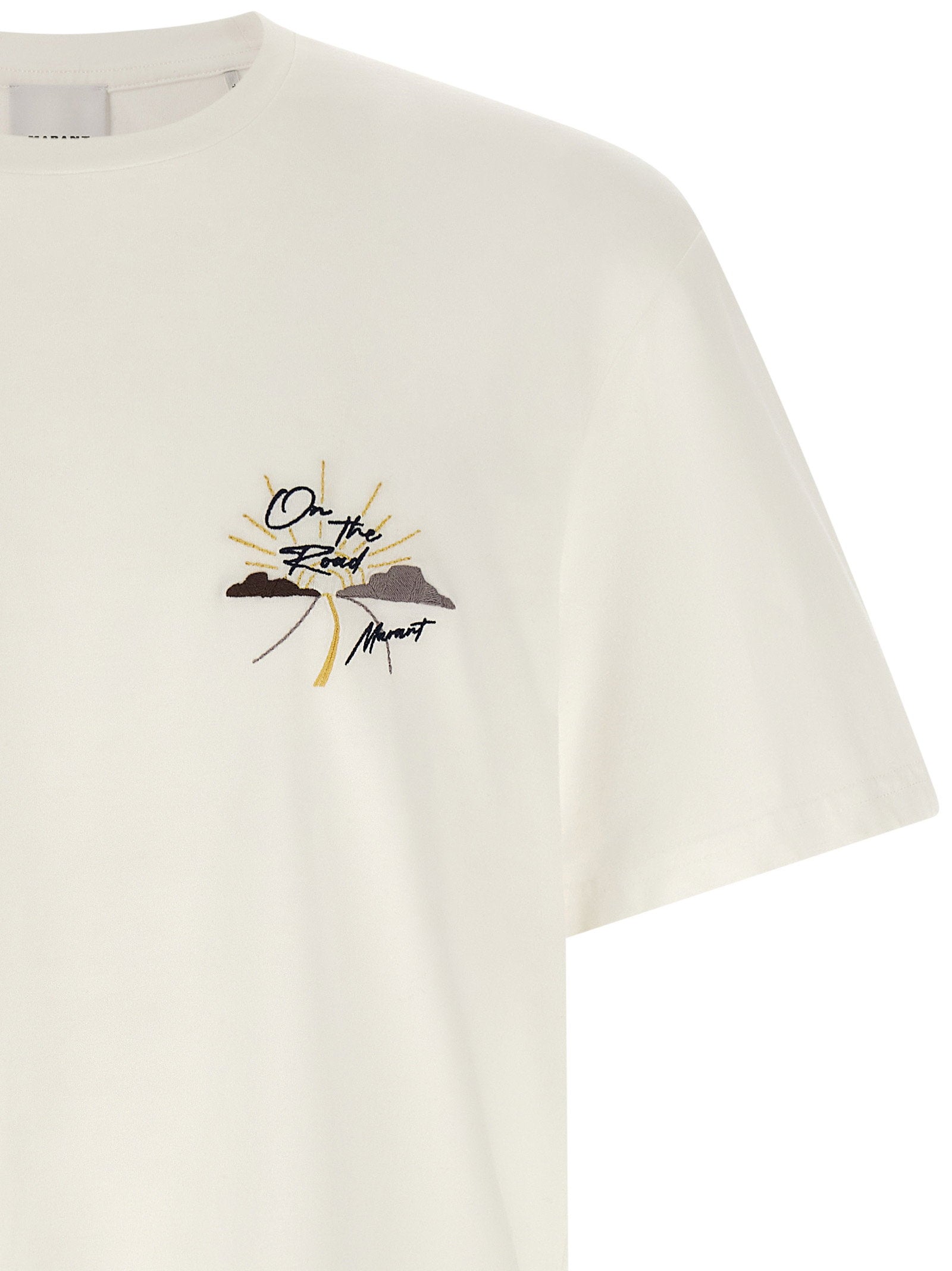 Marant Honore T-Shirt — Cream, view 3