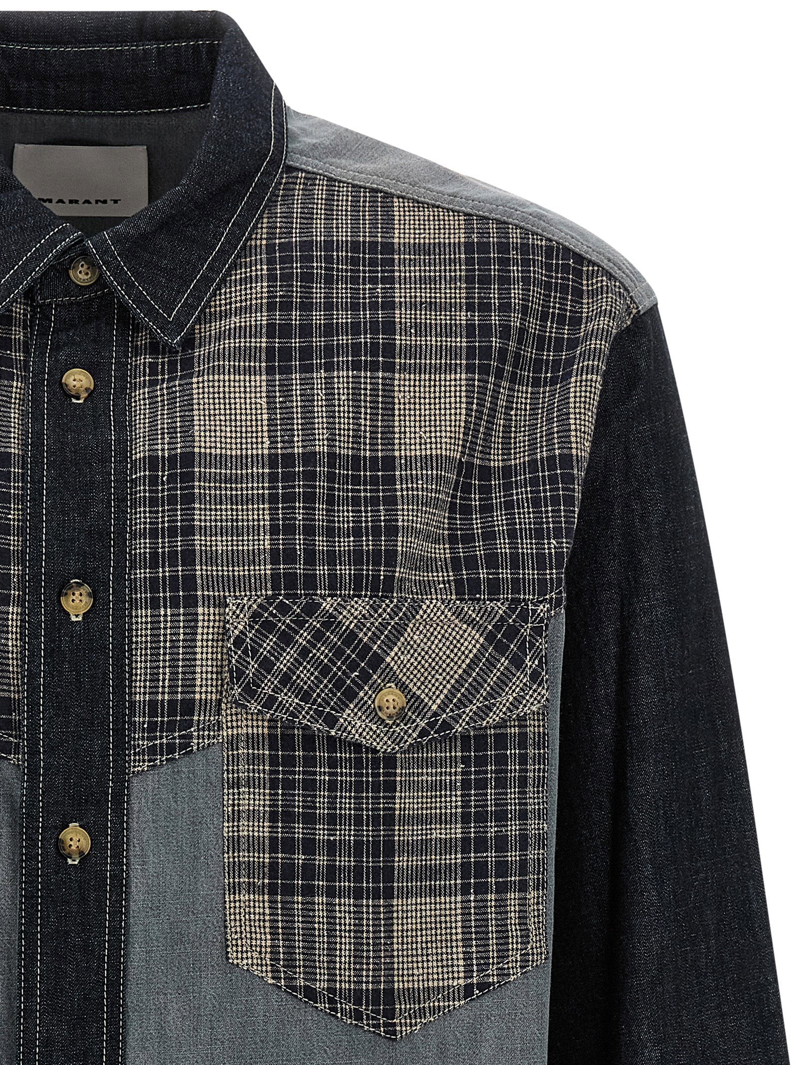 Marant Sacha Shirt — Multi - L, view 3