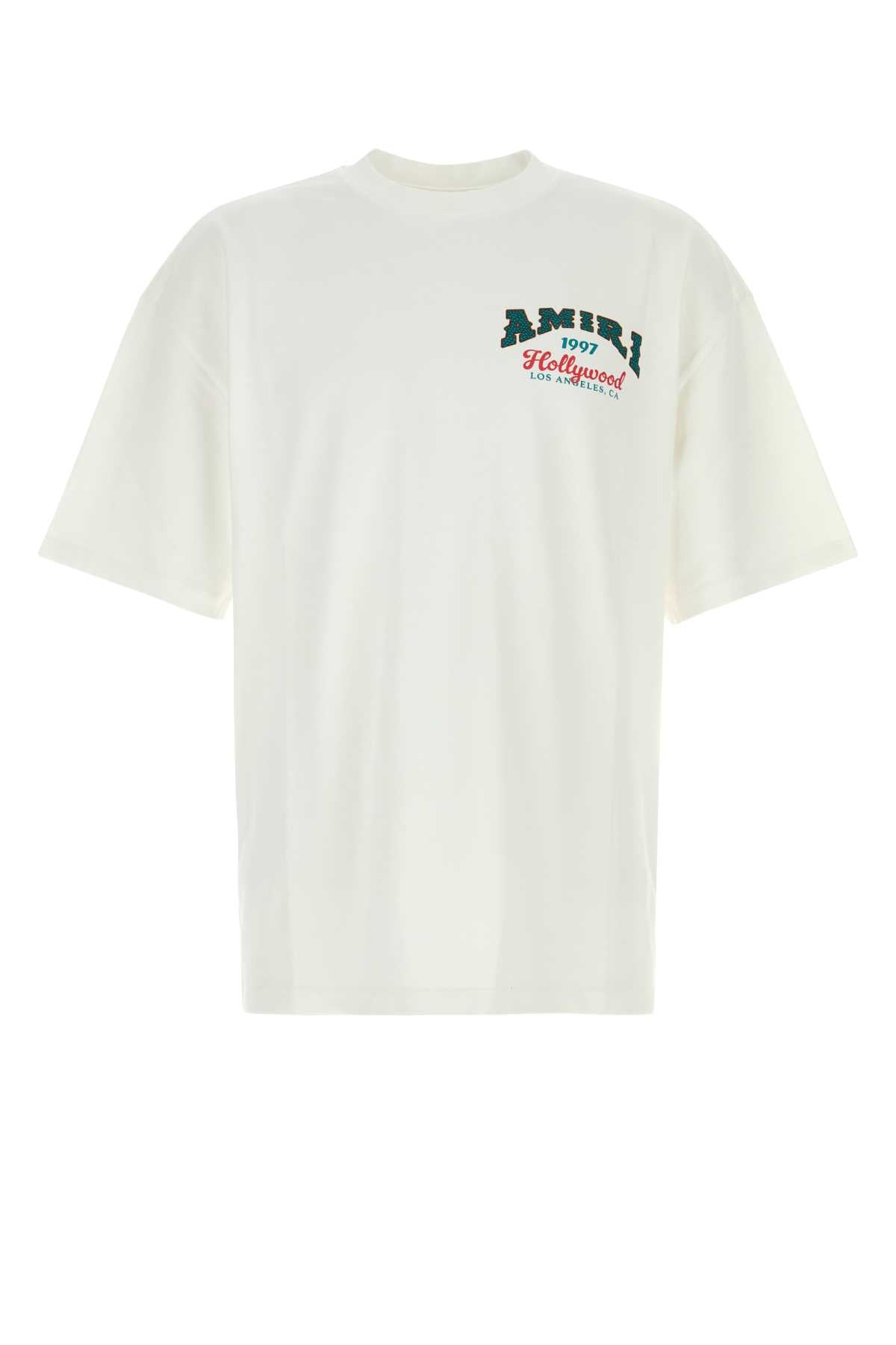 Amiri Hollywood Graphic T-Shirt — White by Amiri