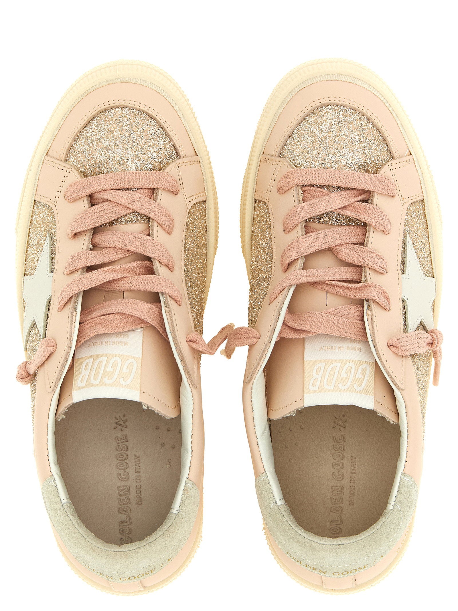Golden Goose May Sneakers — Pink, view 3