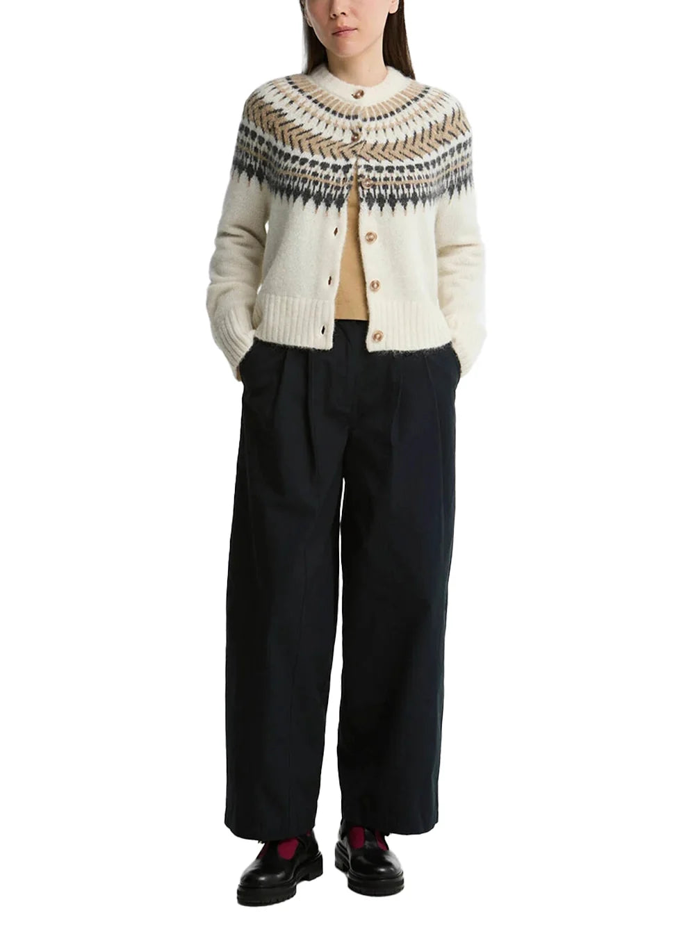 Barbour Pauline Cardigan — Beige, view 2
