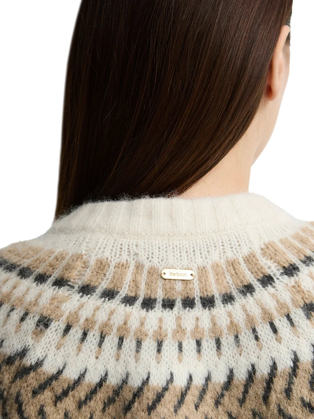 Barbour Pauline Cardigan — Beige, view 6
