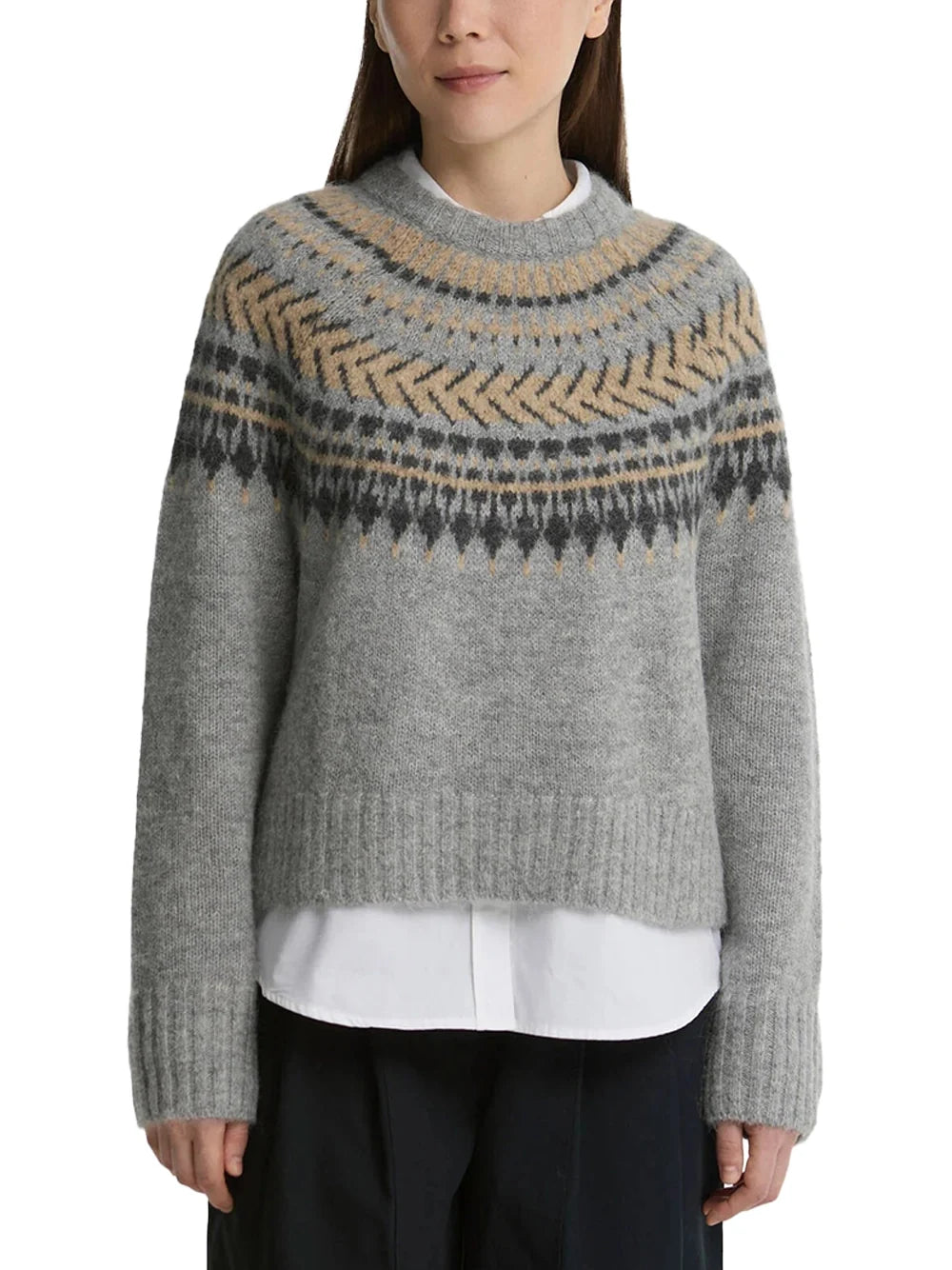 Barbour Annette Sweater — Gray, view 3