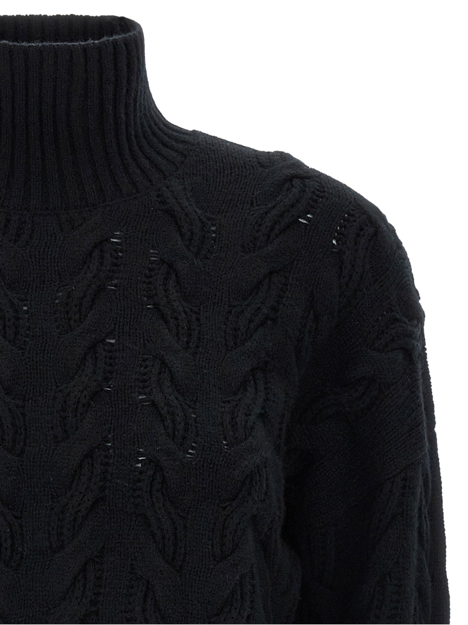 Max Mara Studio Cosmo Sweater — Black, view 3