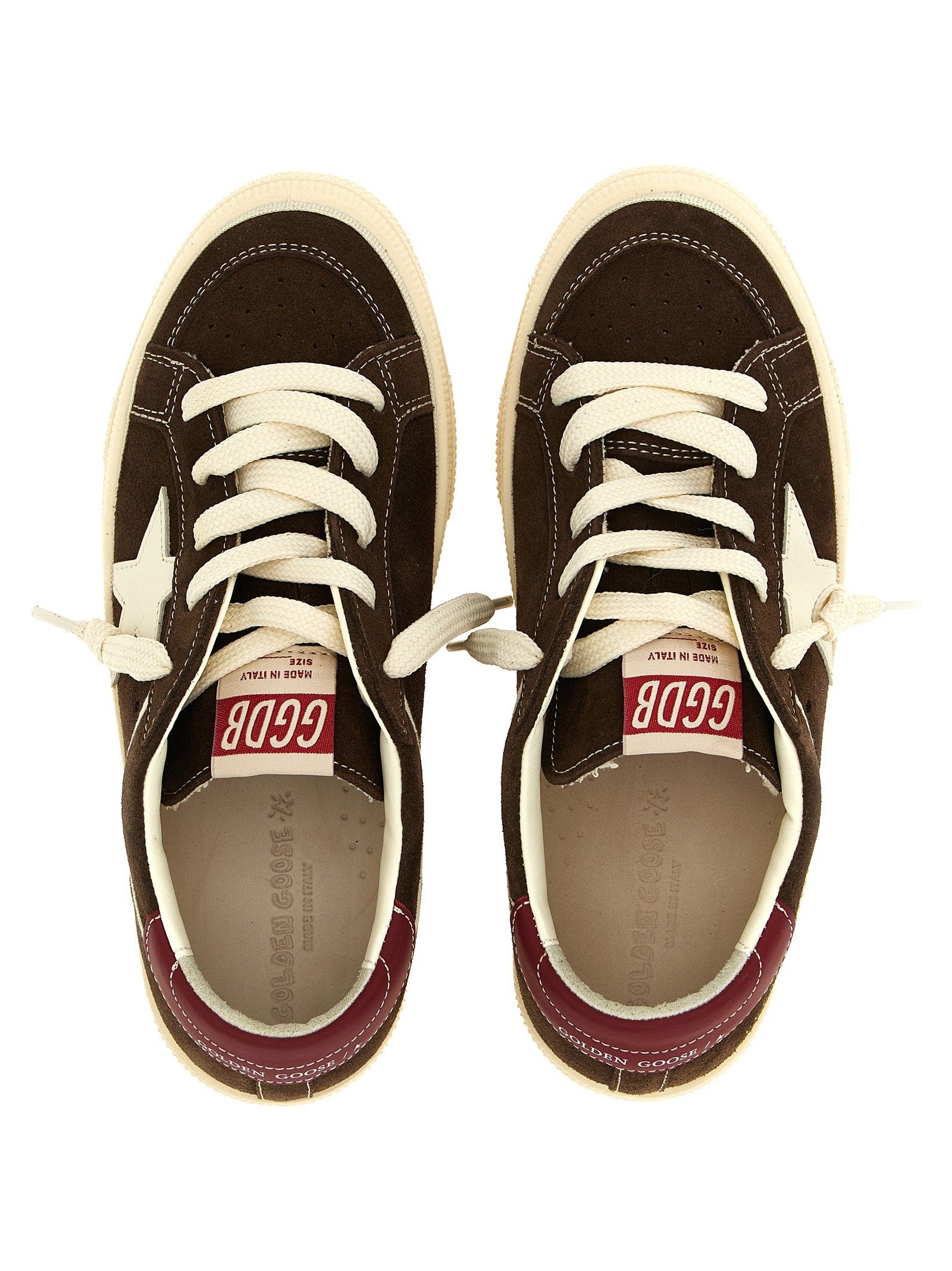 Golden Goose May Sneaker — Brown, view 3